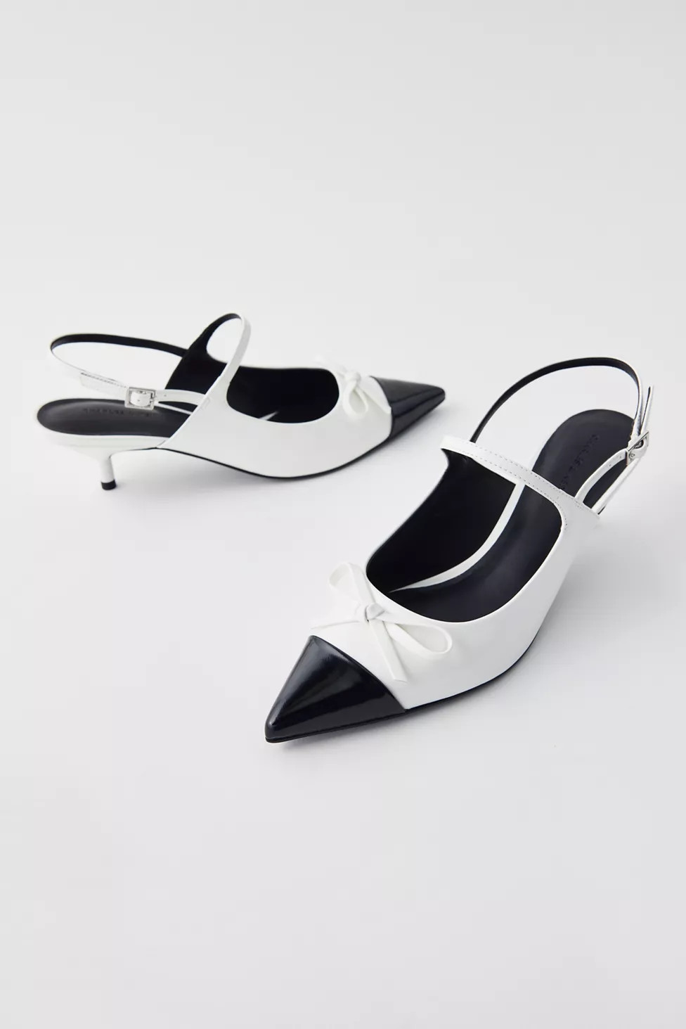 Charles & Keith Bow Slingback Kitten Heel | Urban Outfitters (US and RoW)