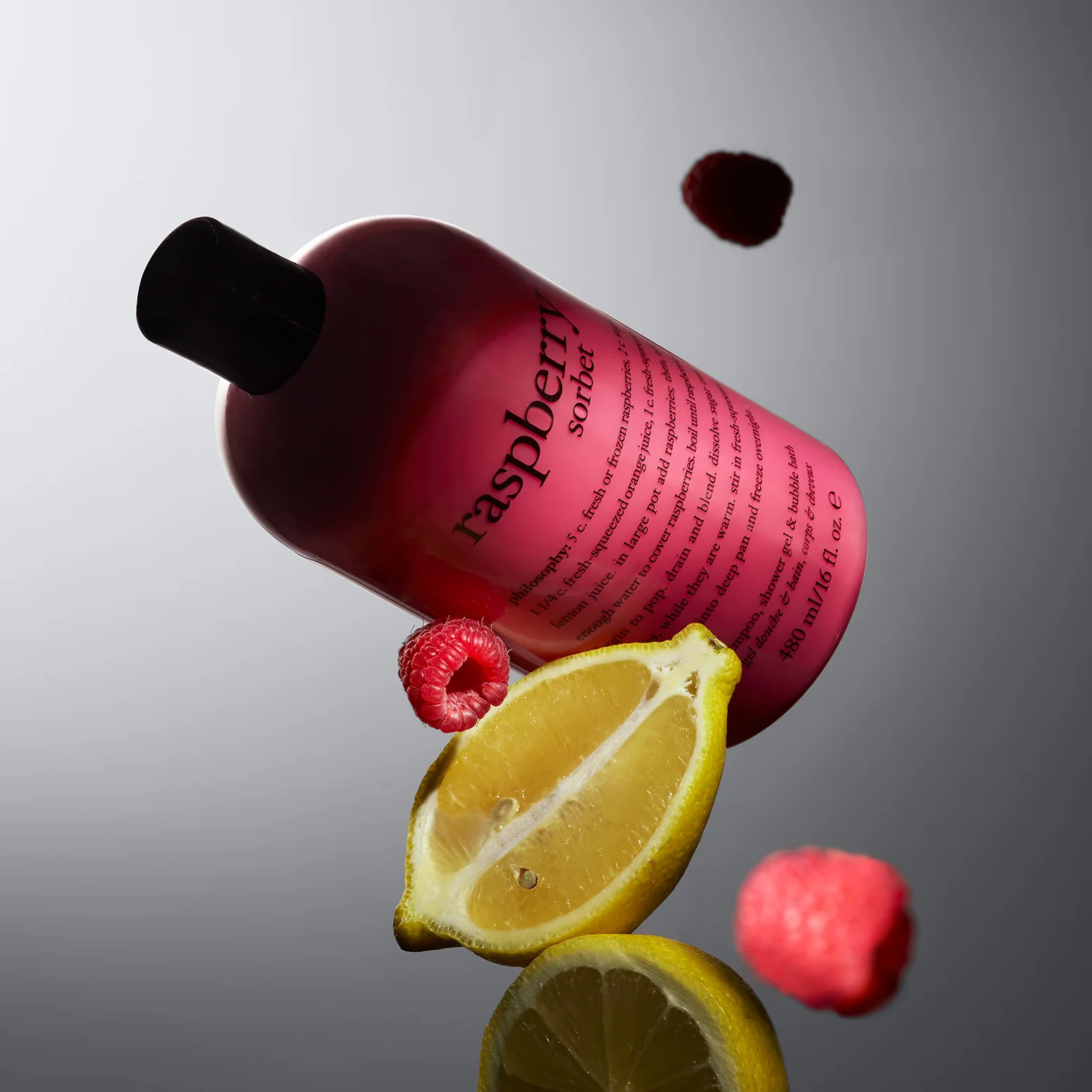 raspberry sorbet shampoo, shower gel & bubble bath | Philosophy