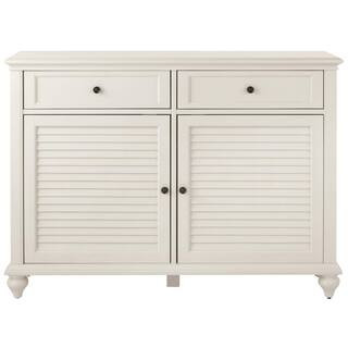 Home Decorators Collection Hamilton 47 in. Off-White Wood Console Table with Drawers SK19032R2PW ... | The Home Depot