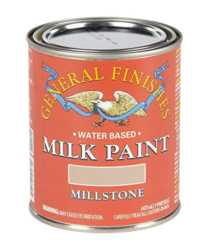 General Finishes Water Based Milk Paint, 1 Pint, Millstone | Amazon (US)