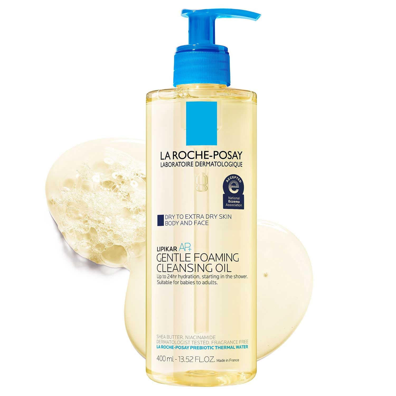 La Roche-Posay NEW Lipikar AP+ Gentle Foaming Cleansing Oil | Gentle Oil Cleanser for Face and Bo... | Amazon (US)