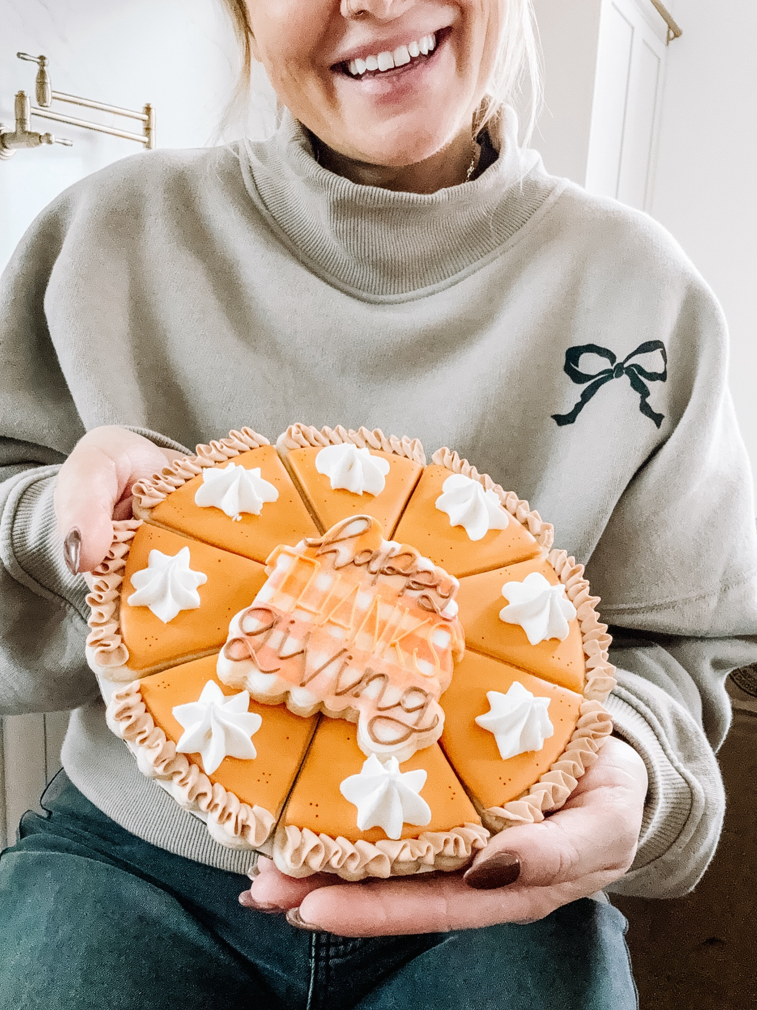 Bow mock turtle neck sweatshirt: I sized up to a large for baggier fit.

#LTKStyleTip #LTKFindsUnder50 #LTKSaleAlert