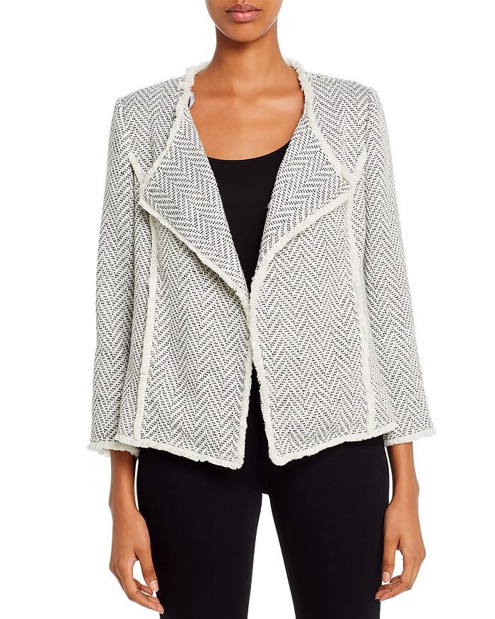 Chevron Knit Open-Front Jacket | Bloomingdale's (US)