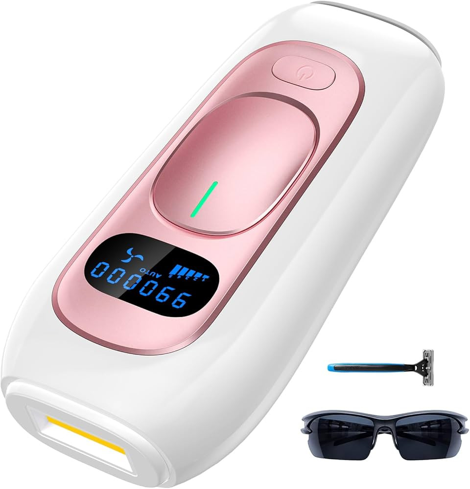 IPL Hair Removal for Women and Men, New Upgraded 999,900 Flashes Permanent Laser Hair Removal Dev... | Amazon (US)