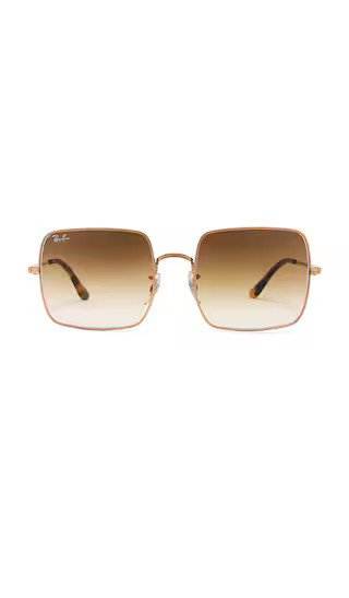 Square Sunglasses in Rose Gold | Revolve Clothing (Global)