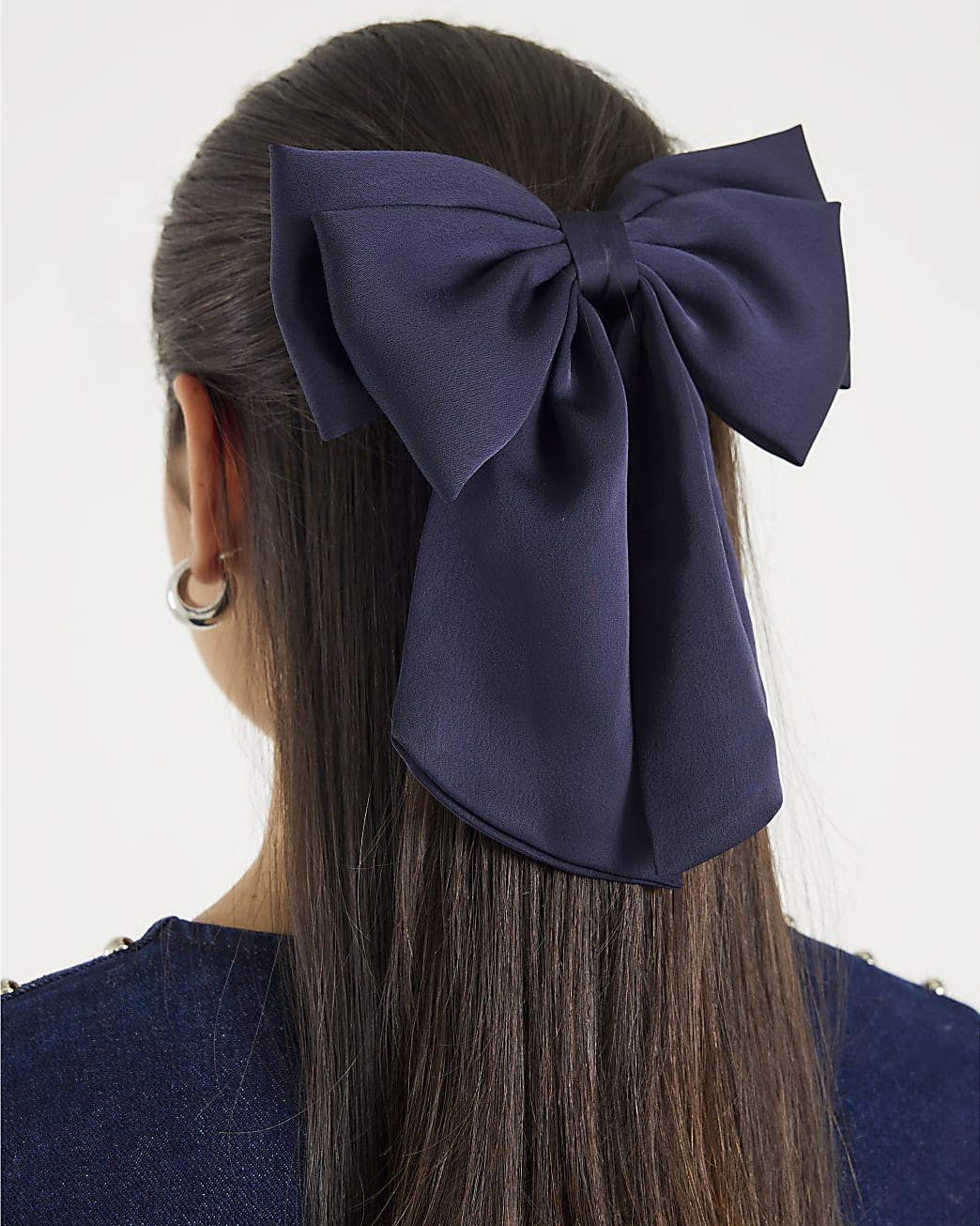 Blue Bow Hair Clip | River Island UK & IE