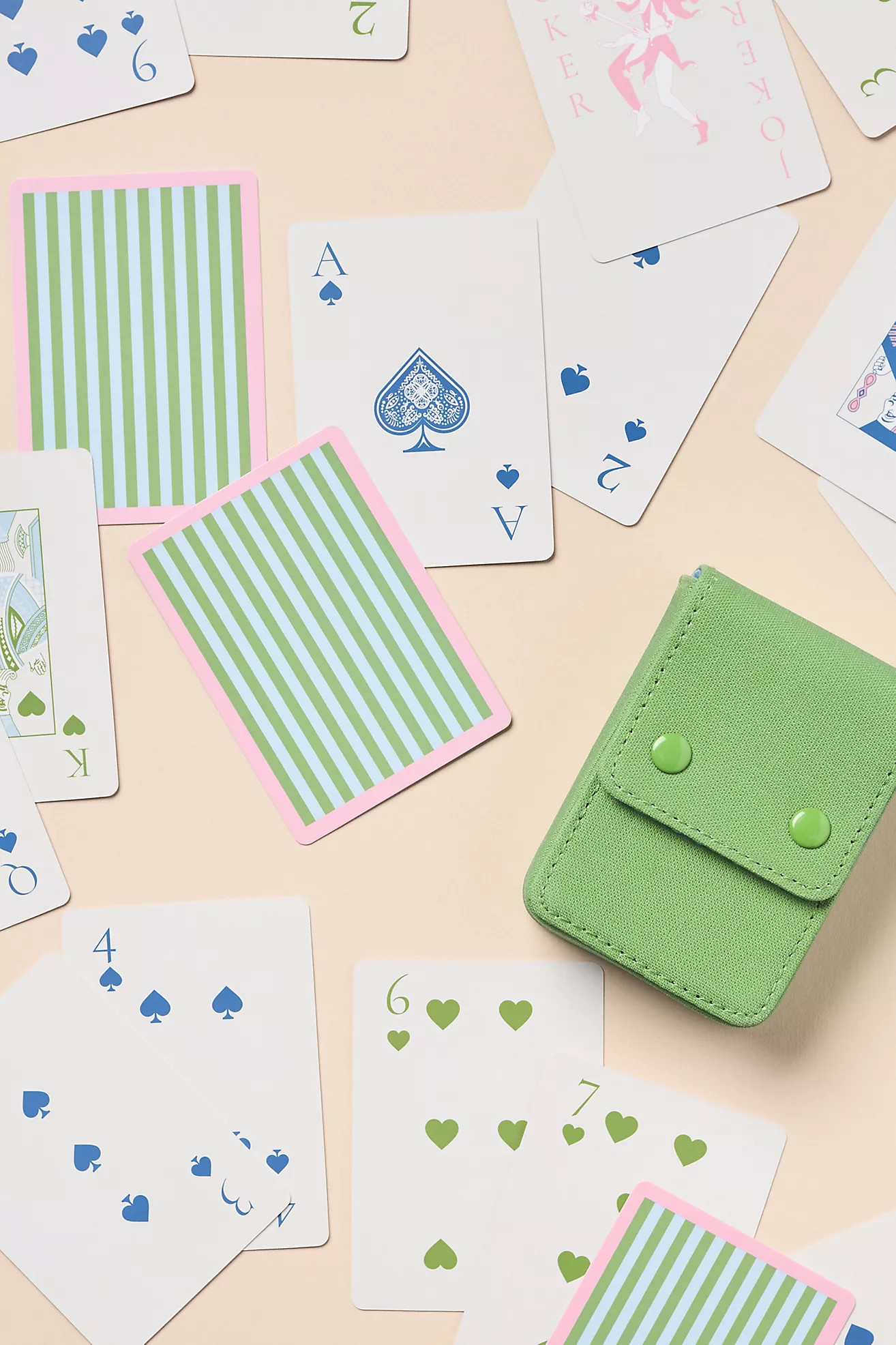 Anthropologie Linen Playing Card Set | Anthropologie (US)
