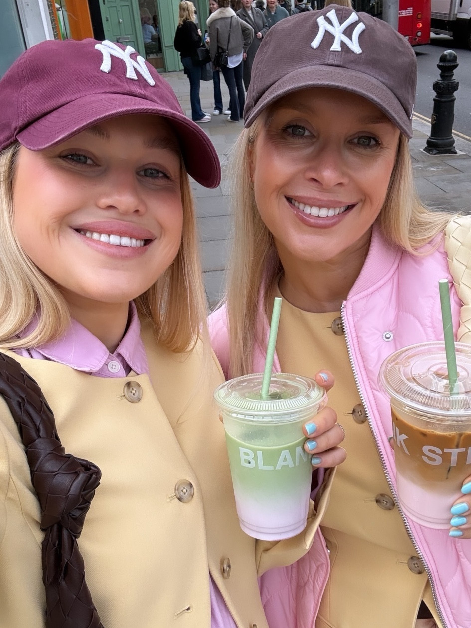 Matcha dates in New York Yankees caps 

#LTKstyletip #LTKActive #LTKfindsunder50