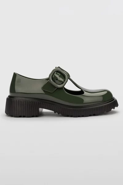 Melissa Jackie Jelly Mary Jane Shoe in Black/Green, Women's at Urban Outfitters | Urban Outfitters (US and RoW)