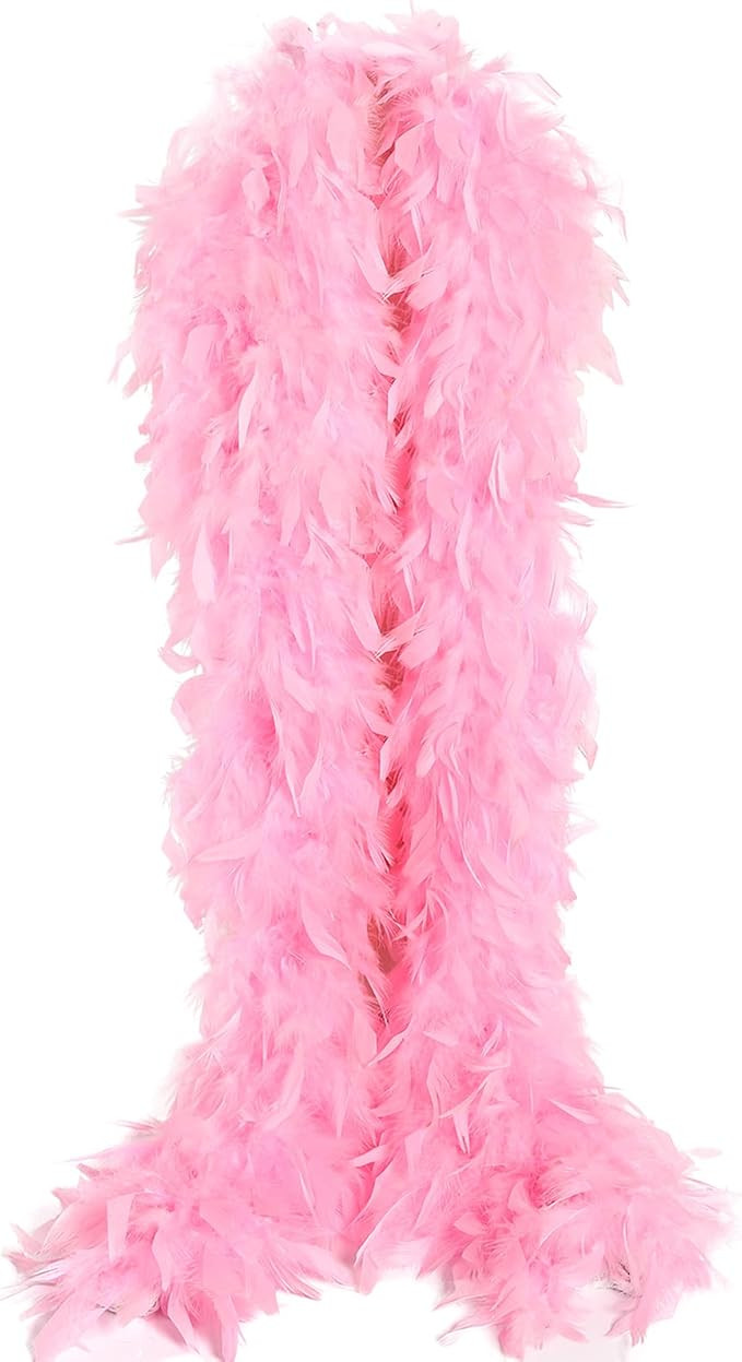 THARAHT Chandelle Feather Boa 19 Color-100g 2Yard Dancing Wedding Party Halloween Costume Decorat... | Amazon (US)