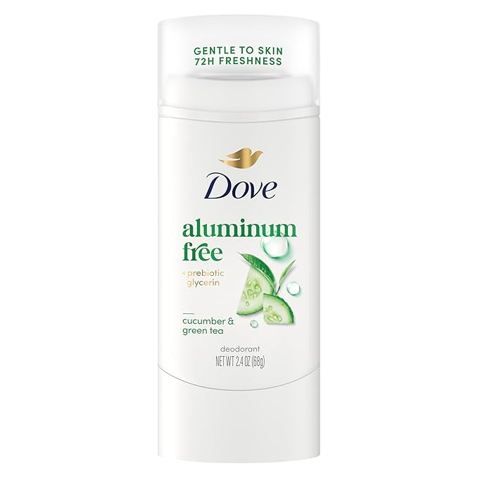 Dove Deodorant Stick Cucumber & Green Tea for 72 Hour Odor Protection Aluminum Free 2.4 oz | Amazon (US)