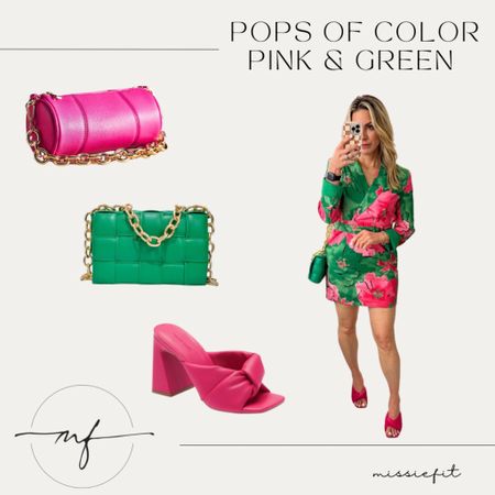 You can’t go wrong this season with pink or green. Both are so fun and the combo is beautiful together. Standout in both or add a pop of color w/an accessory.



#LTKstyletip #LTKSeasonal #LTKFind