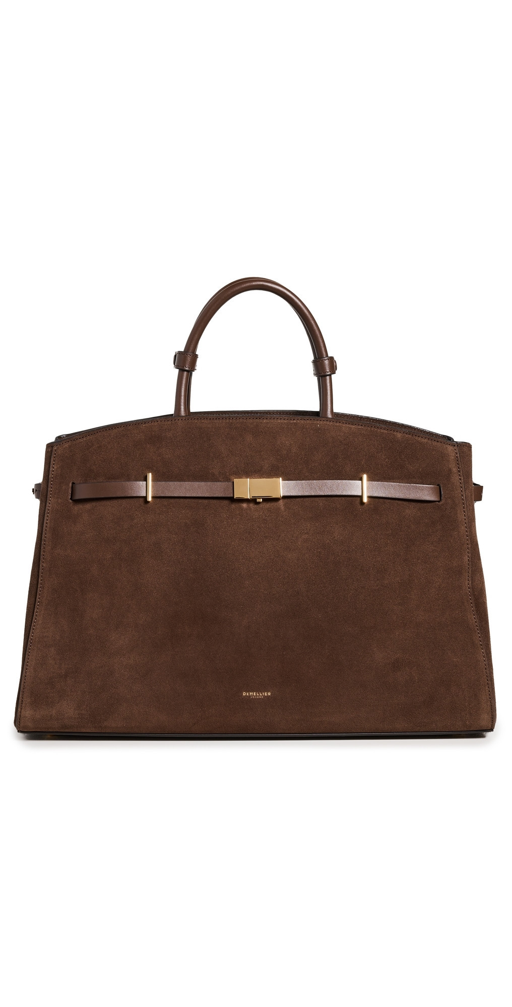 DeMellier The Hudson Mocha Suede And Mocha Smooth One Size | Shopbop