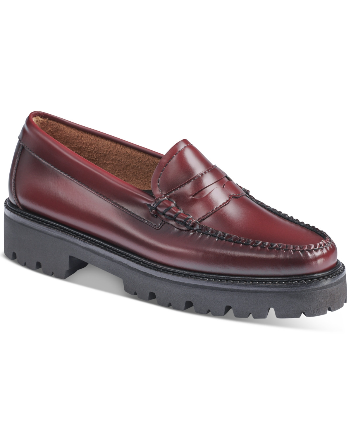 Womens Whitney Super Lug Weejuns Loafer - Wine | Macy's