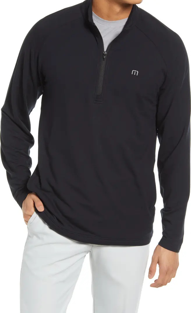 TravisMathew Men's Networking Quarter Zip Fleece Pullover | Nordstrom | Nordstrom