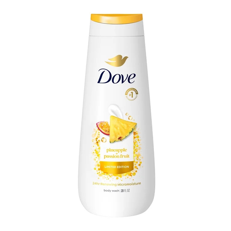 Dove Body Wash Pineapple & Passionfruit, 20 fl oz | Walmart (US)
