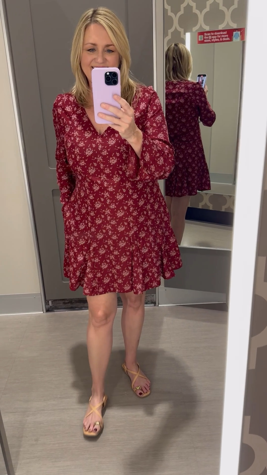 Such a cute dress!  Available in two prints, great for holiday photos, Thanksgiving and fall outfits. 

#LTKSeasonal #LTKHoliday #LTKFindsUnder100