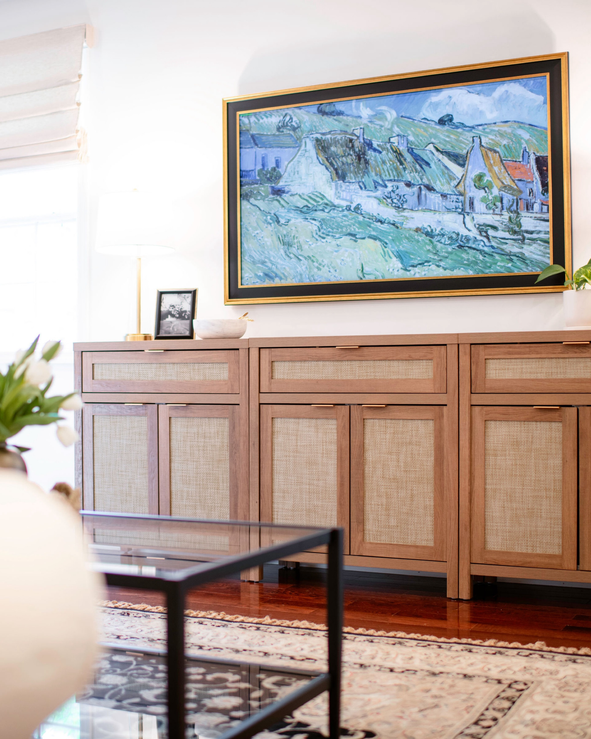 Instead of an expensive tv console, snag three and create one beautiful & affordable TV Console. 

#LTKFamily #LTKHome #LTKStyleTip