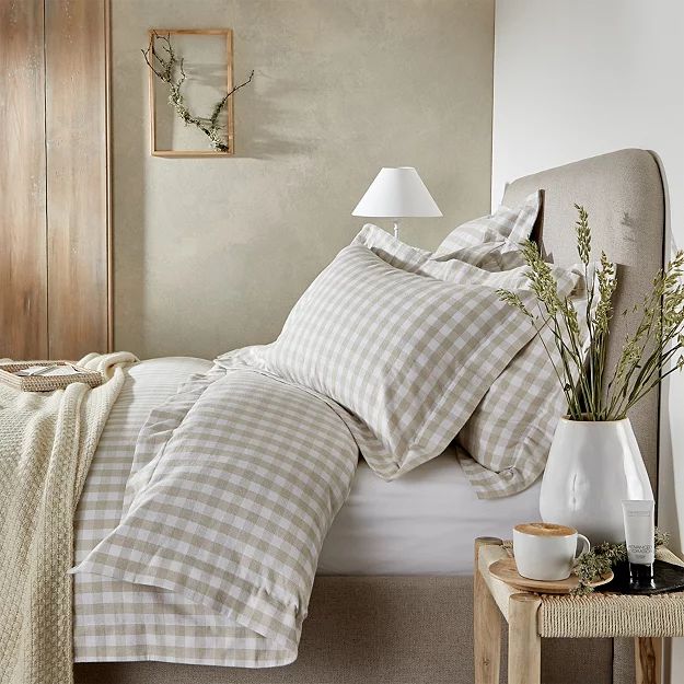 Stanford Gingham Duvet Cover | Stanford Gingham Bed Linen Collection | The  White Company | The White Company (UK)
