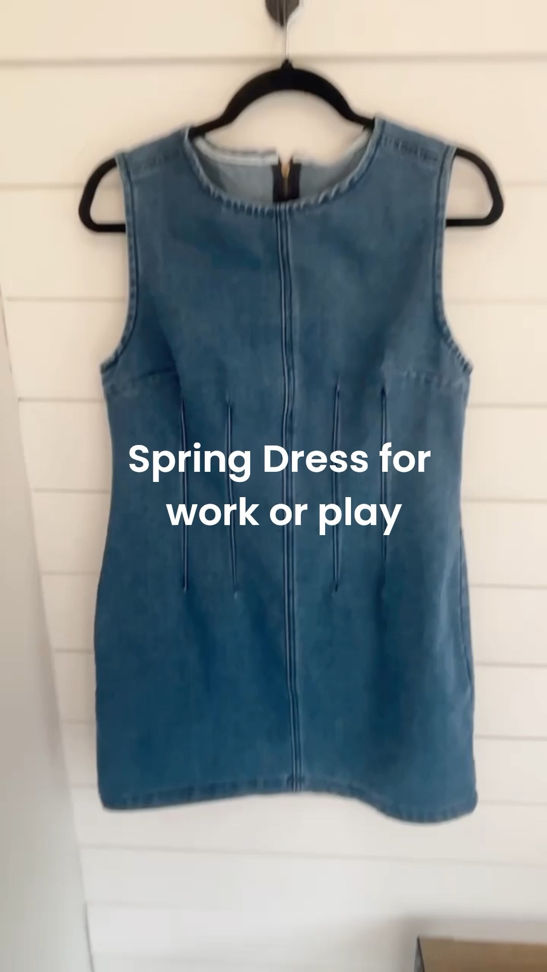 Denim dress I'm wearing a large, cute vacation outfit / spring outfit fyi there's not much stretch in this dress. Spring outfits 2026, work outfits, business casual
#LTKWorkwear
#LTKOver40
#LTKWatchNow

#LTKPetite #LTKTravel #LTKSaleAlert