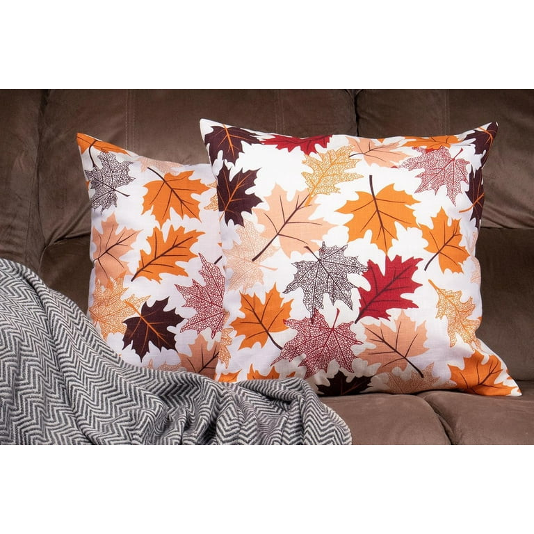 Autumn Decorations Fall Porch Outdoor Throw Pillow Covers Décor Maple Leaves Farmhouse Cushion C... | Walmart (US)