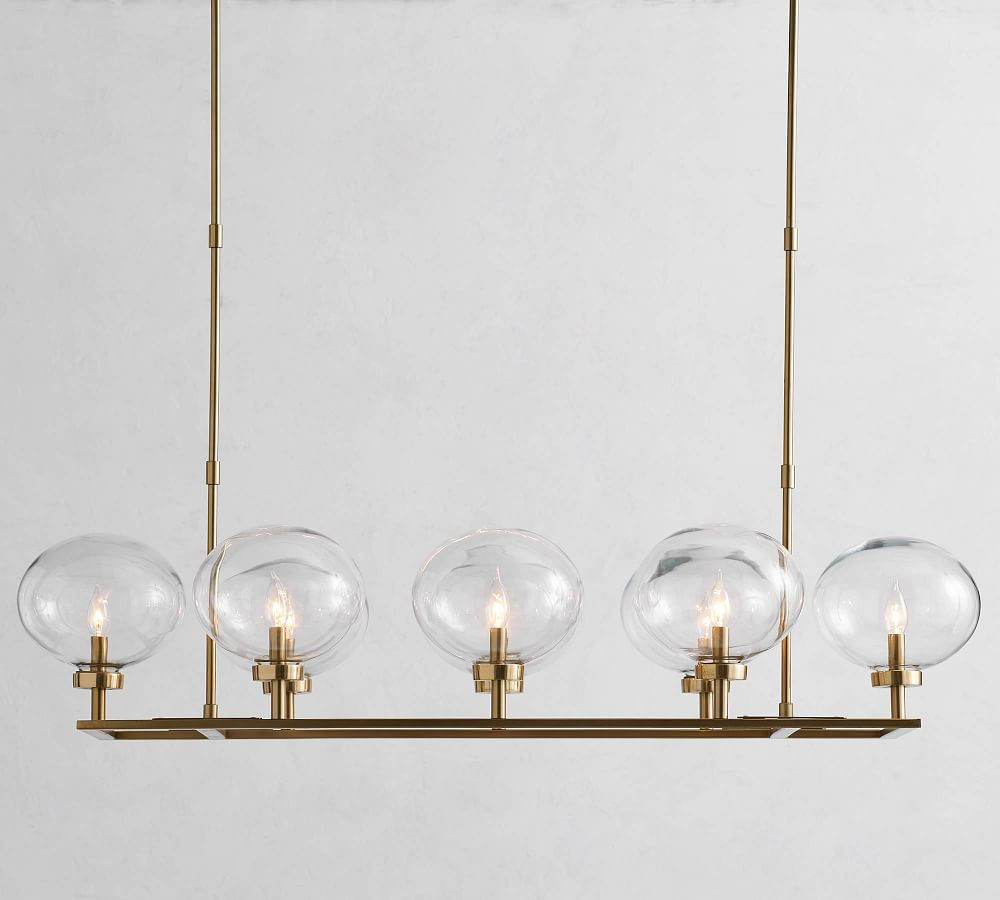 Maisie Glass Globe Chandelier | Pottery Barn (US)