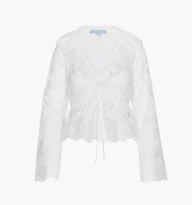 The Zoya Top - White Magnolia Lace | Hill House Home US