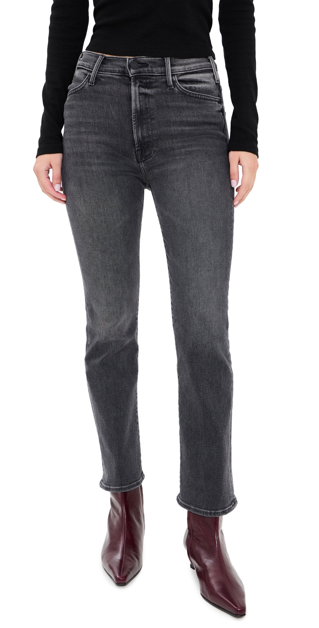 MOTHER The Hustler Ankle Jeans Can You Call My Phone 25 | Shopbop