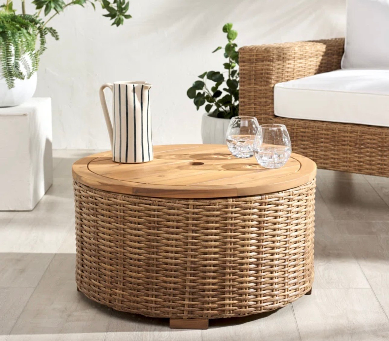 Acacia Outdoor Coffee Table 🪴

#LTKHome #LTKBump #LTKSeasonal