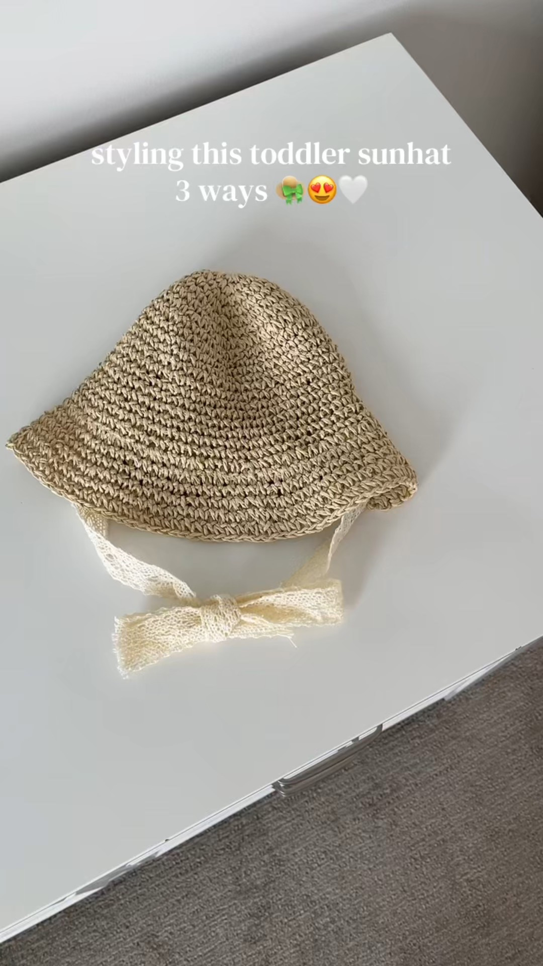 styling this toddler sunhat 3 ways 😍👒

#LTKootd #LTKBaby #LTKKids