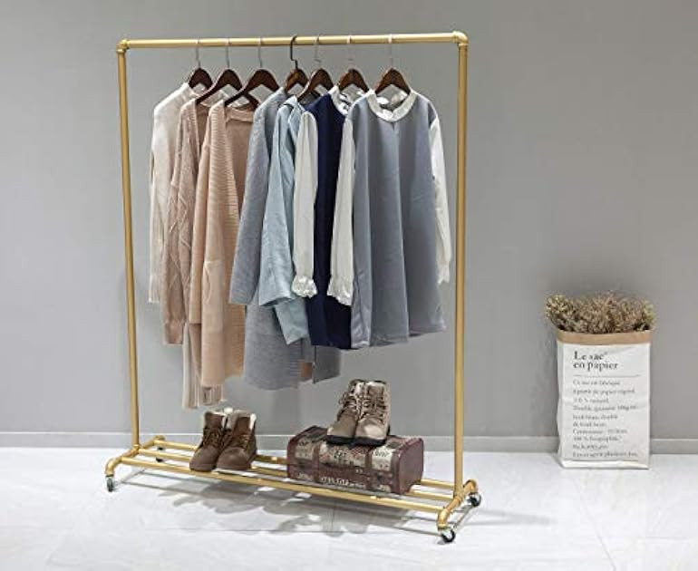 WGX Design For You Industrial Pipe Clothing Rack Garment Rack Pipeline Vintage Pipe Rack Closet O... | Amazon (US)