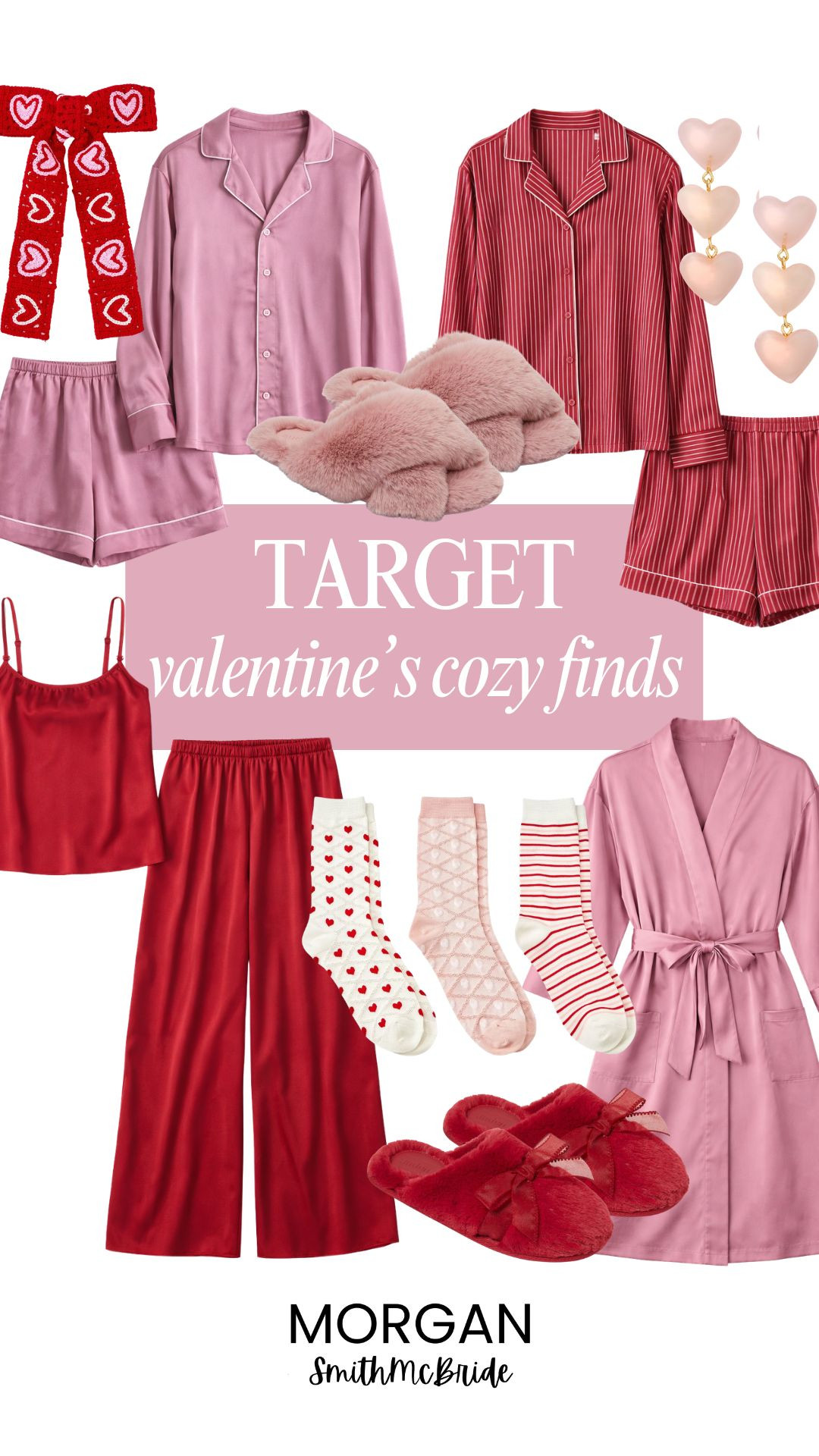 Last-minute Valentine's Day cozy finds. There Target pajamas, slippers, and socks are perfect for a night in or Galentine's Day event. 

 #LTKValentine #LTKmomlife #LTKSeasonal