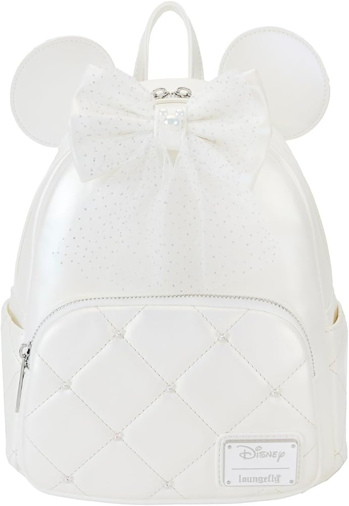 Loungefly Disney Minnie Mouse Iridescent Wedding Mini Backpack | Amazon (US)