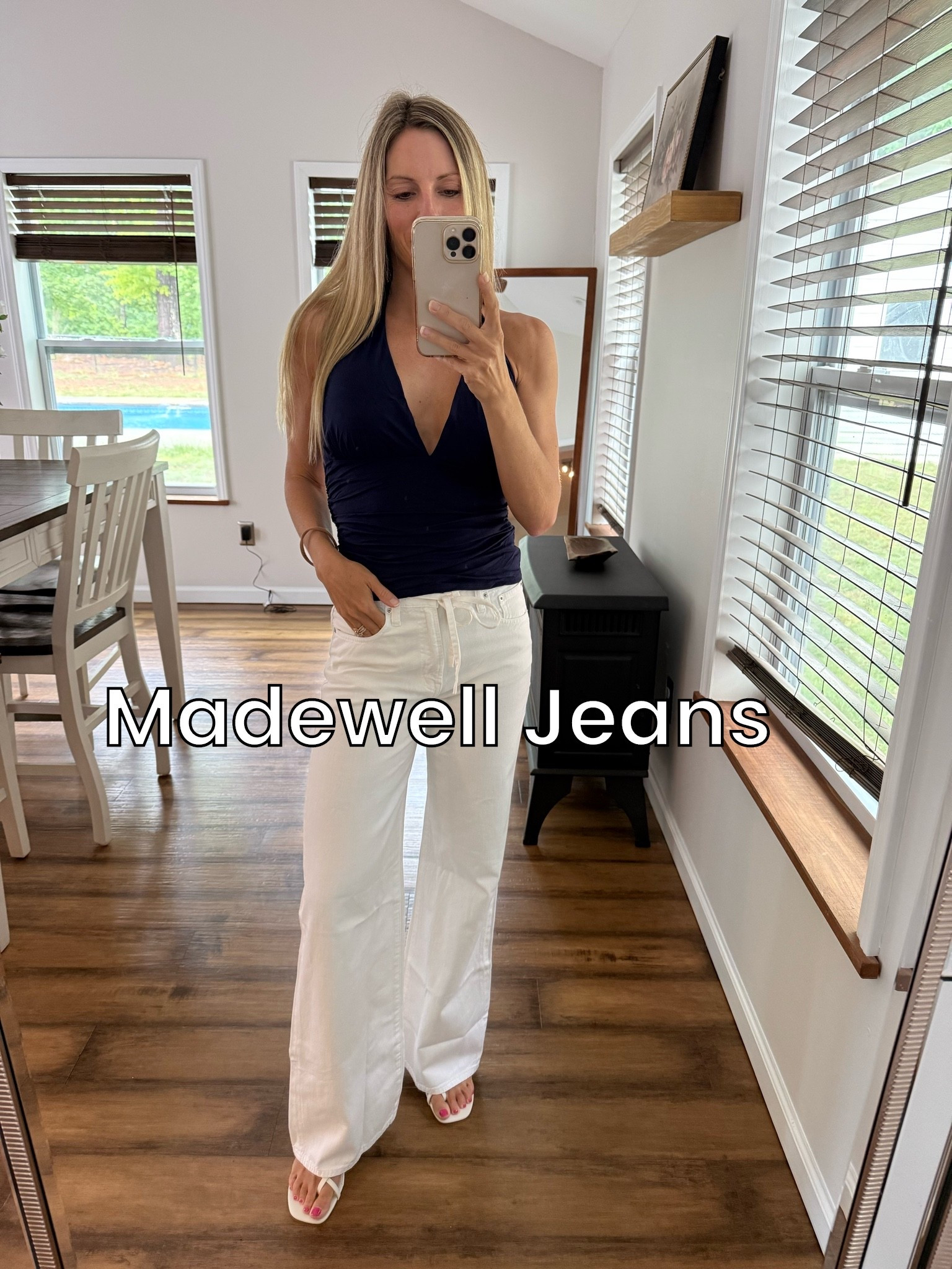 Madewell flare jeans , white jeans

#LTKxMadewell #LTKPetite #LTKOver40
