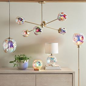 Iridescent Globe Table Lamp (18") | Pottery Barn Teen