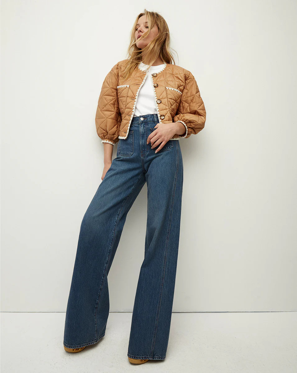 Leal Quilted Reversible Jacket | Veronica Beard