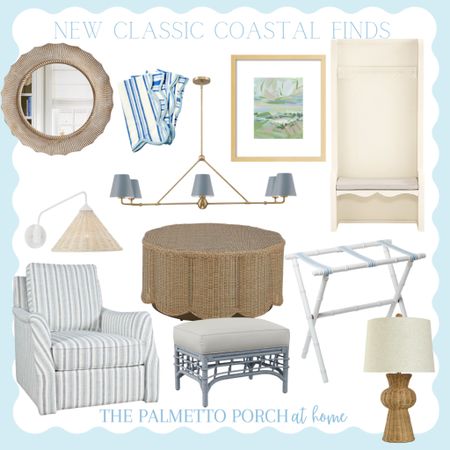 Designer inspired looks for less high low classic coastal furniture and decor finds | blue & white lighting 