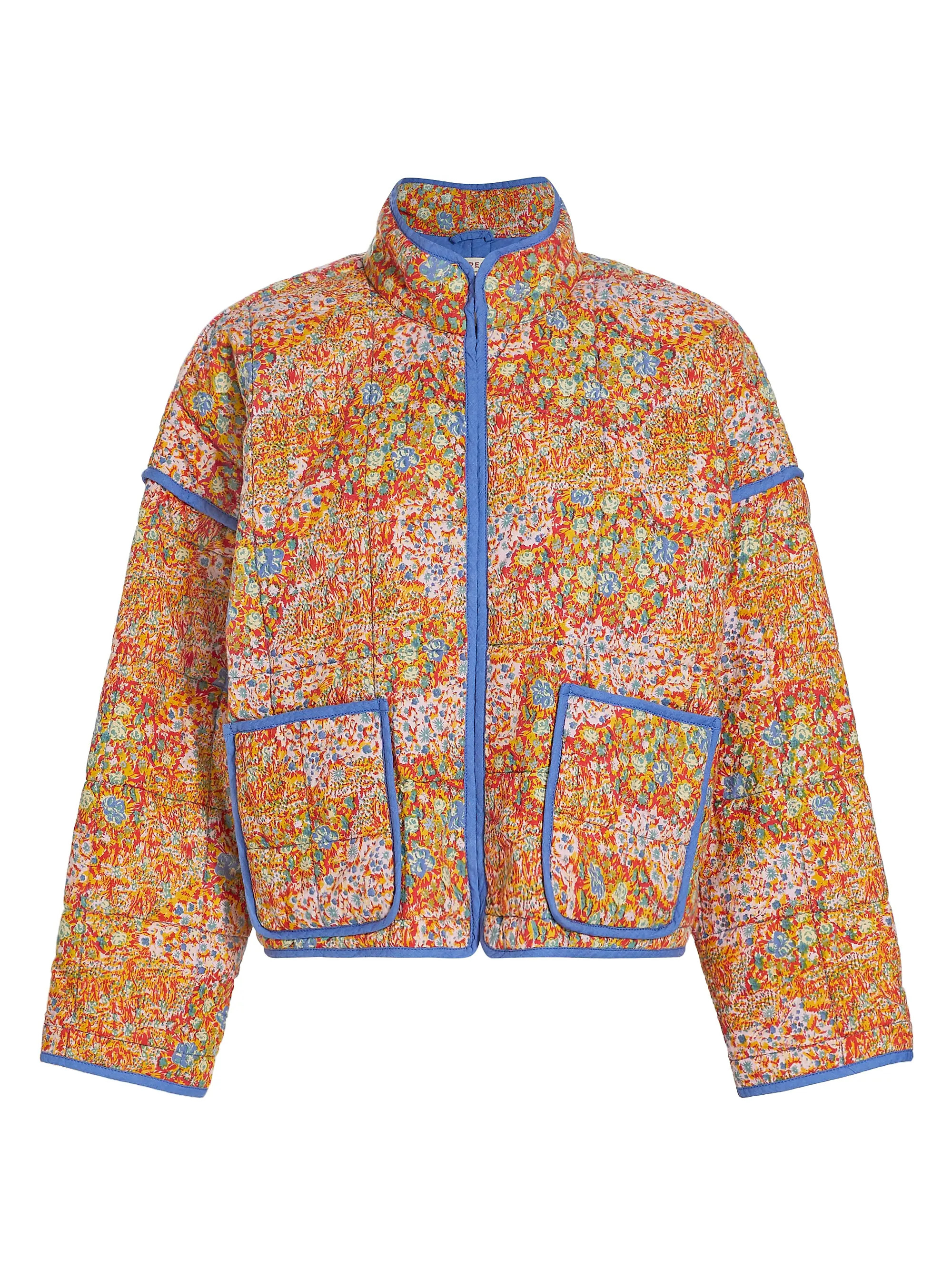 Chloe Floral Cotton-Blend Jacket | Saks Fifth Avenue