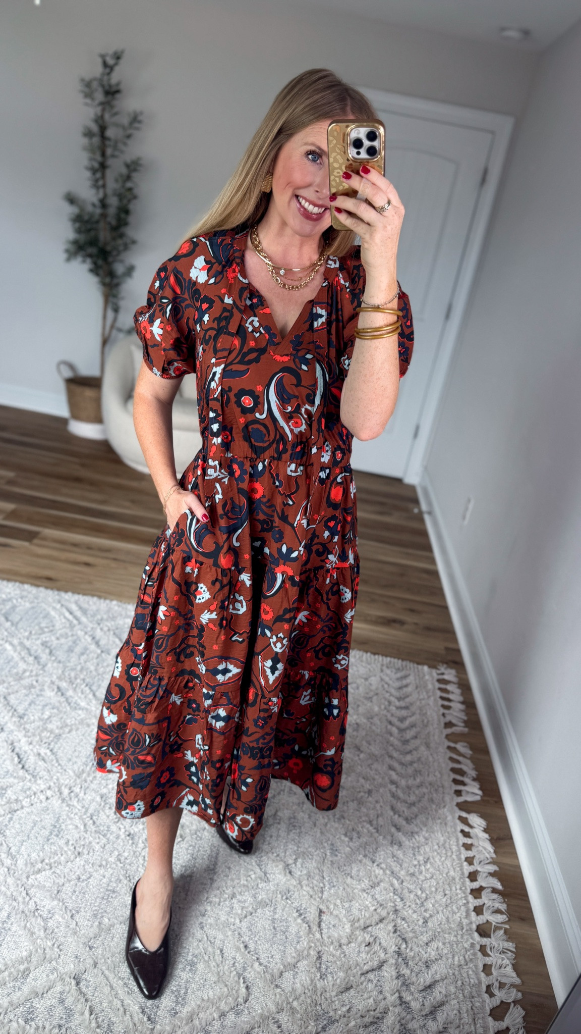 Weekend Walmart Wins try-on
Short sleeve midi dress- small

#LTKootd