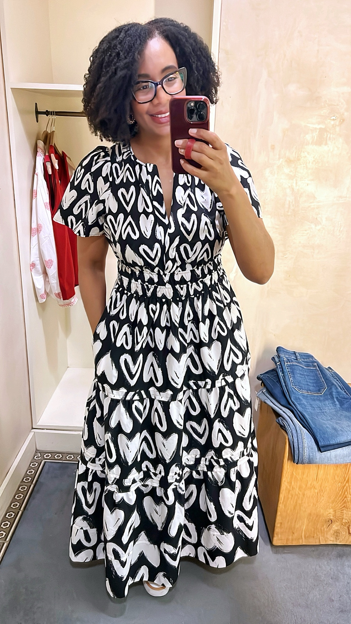 The cutest Valentine's Day dress!💕

One of my favorite silhouettes, the Somerset, is finally on sale in this fun black & white heart print!🤍🖤

This maxi dress is perfect for spring and summer. It's fully in stock and on sale for an additional 40% off! 

The fit is true to size. I’m wearing a medium here.

#LTKStyleTip #LTKPlusSize #LTKSaleAlert

#LTKSeasonal #LTKWorkwear #LTKOver40