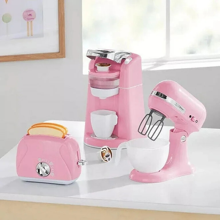 M.M 3-Pc. Gourmet Kitchen Appliance Set (Gray) Realistic Sounds and Lights, Includes Coffee Maker... | Walmart (US)