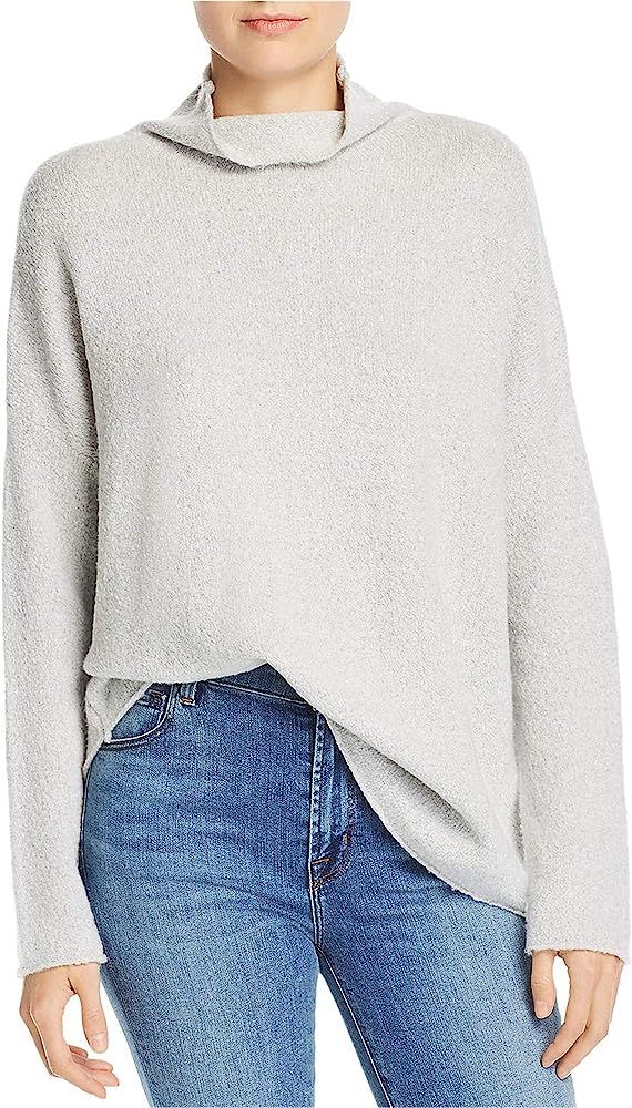 French Connection Womens Off-The-Shoulder Banded Overlay Pullover Sweater | Amazon (US)