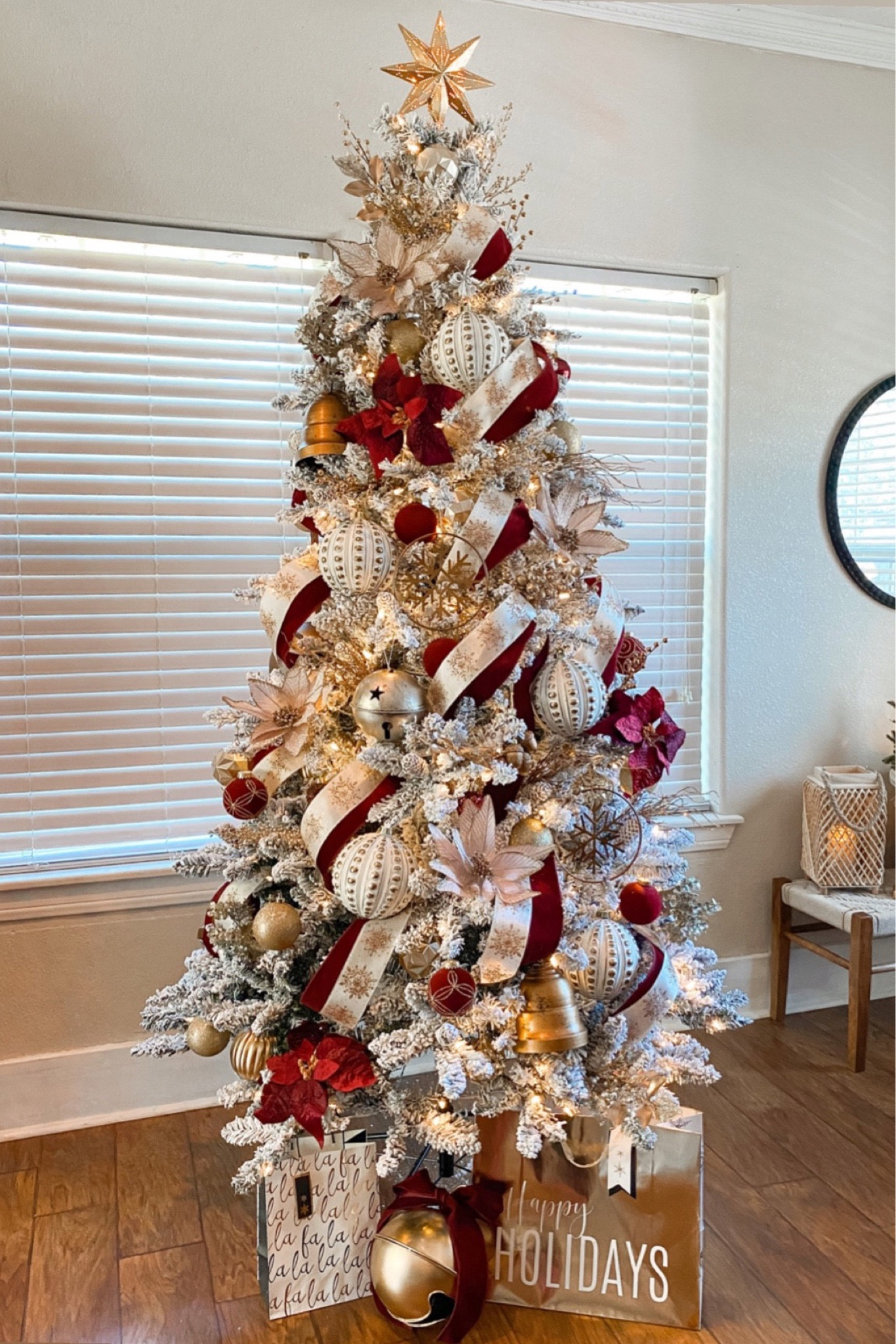 This 7.5 ft pre-lit flocked Christmas tree is the one I had at our old house and it was stunning! You don’t even need to fluff it because it has those magic limbs that don’t loose shape! 

Flocked christmas tree from Walmart, Walmart tree, prelit tree 

#LTKSeasonal #LTKHoliday #LTKhome