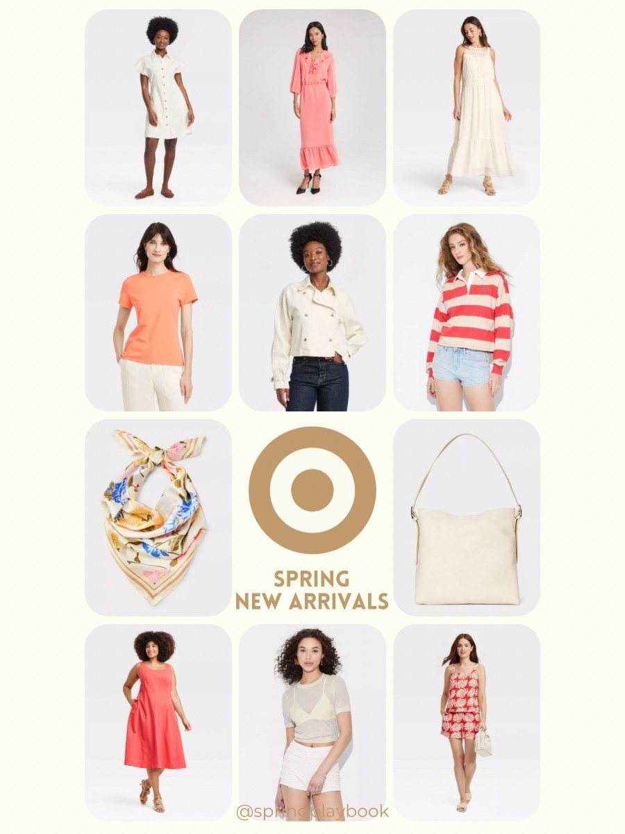 New Arrivals for Spring, at Target!

In my cart: cream purse, floral scarf, and maybe the bikini sweater!

#createdcolorful #createdcolorfulspring #hocspring #tcispring #pcaspring #lightspring #warmspring #truespring #brightspring #clearspring #paintboxspring #bluespring

#LTKFindsUnder50 #LTKSaleAlert #LTKParties