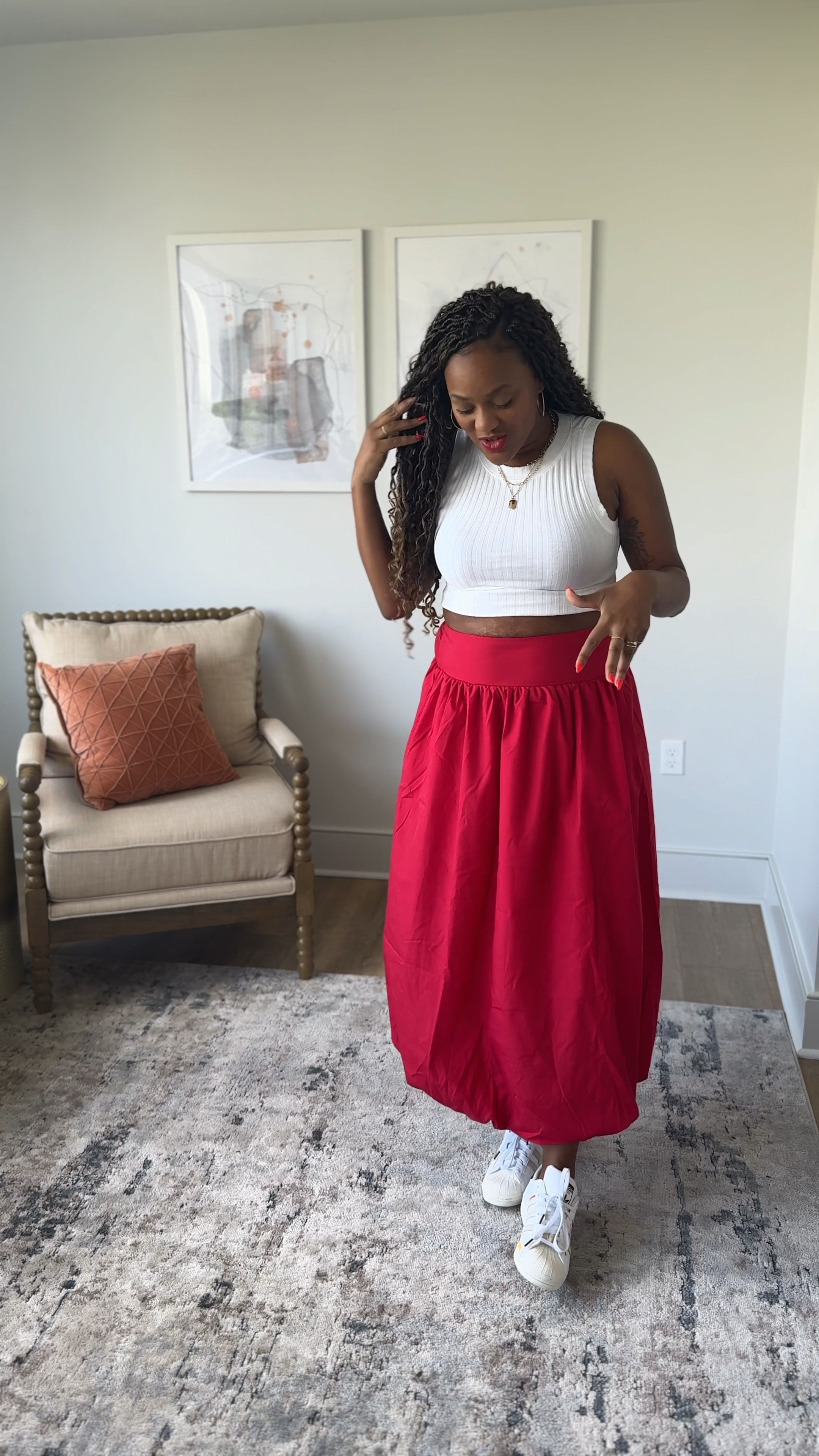 Love this comfy/ stylish look with a trending look! This bubble skirt is stretchy and comes in so many colors! 



#LTKSaleAlert #LTKParties #LTKOver40