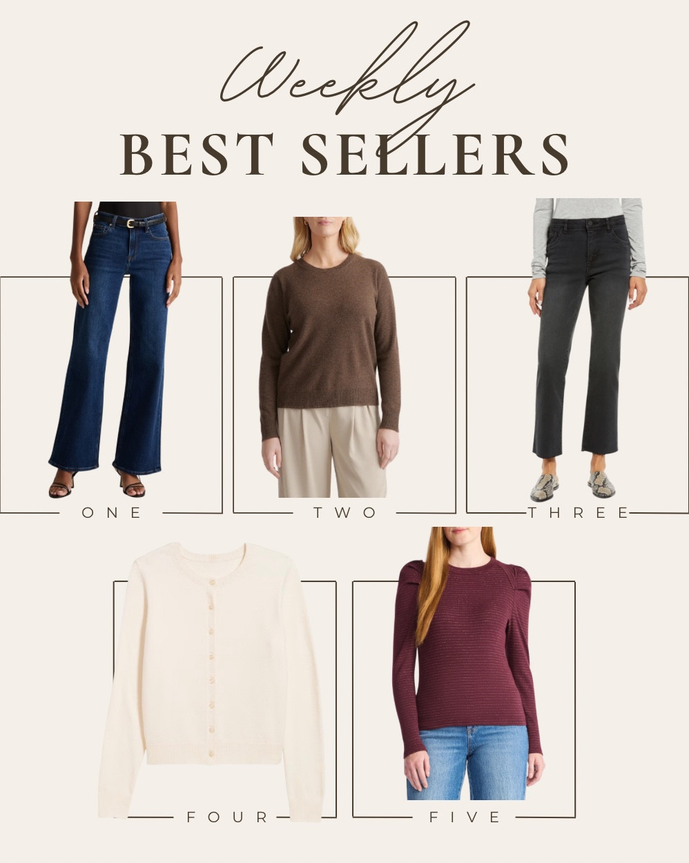 Weekly best sellers! 

#LTKOver40 #LTKSeasonal #LTKFindsUnder50