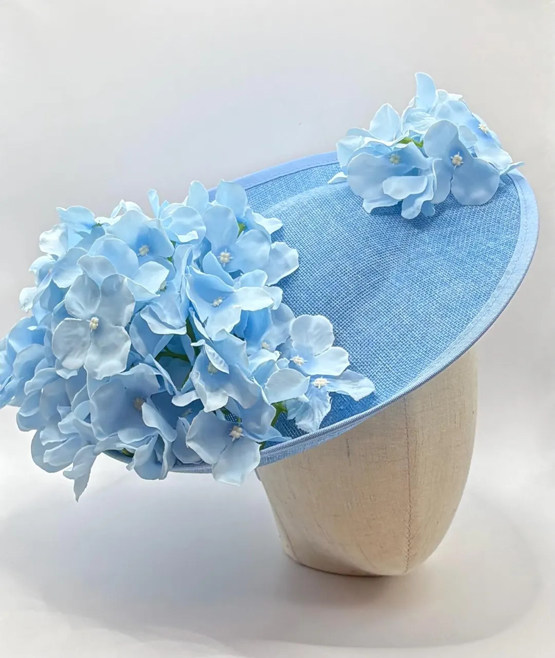 Baby Blue Hydrangea Wedding Fascinator Derby Ascot Race Day Hat | Etsy (Global)