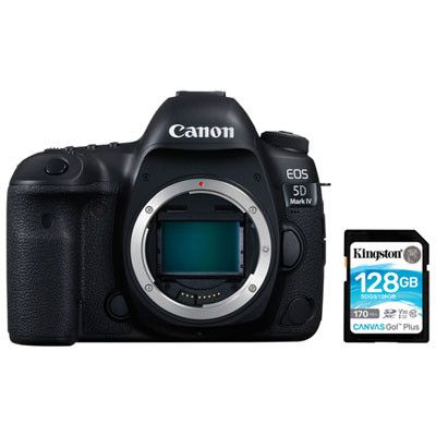 Canon EOS 5D Mark IV Full Frame DSLR Camera (Body Only) with 128GB Memory Card | Best Buy Canada