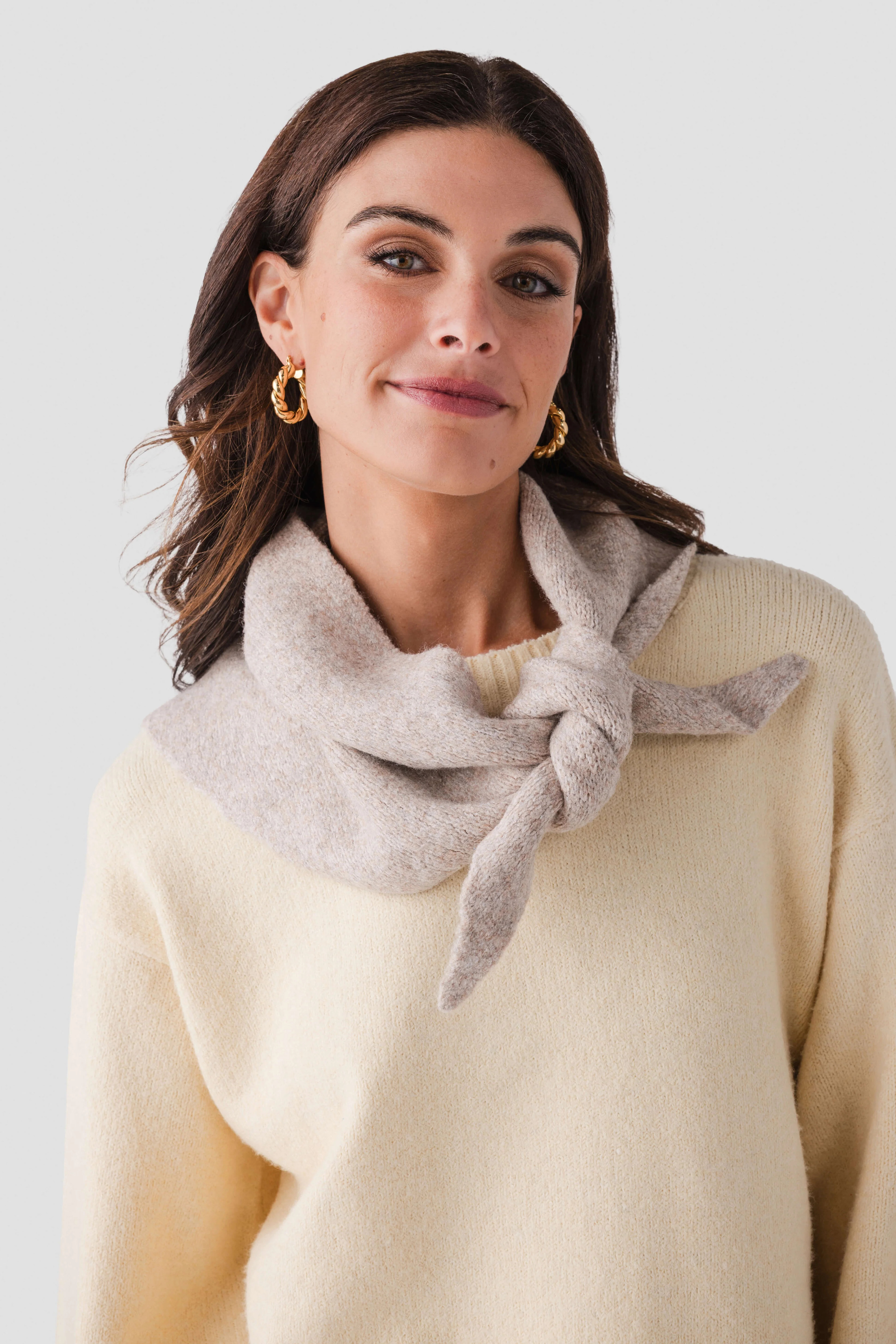 Accity Wool Triangle Scarf | Social Threads