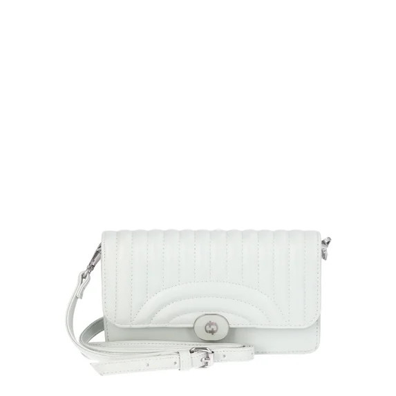 Time and Tru Women's Gigi Quilted Flap Top Wallet, Seafoam | Walmart (US)